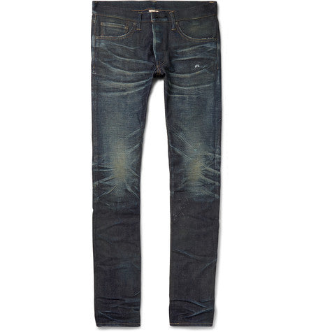 jericho slim fit selvedge denim jeans