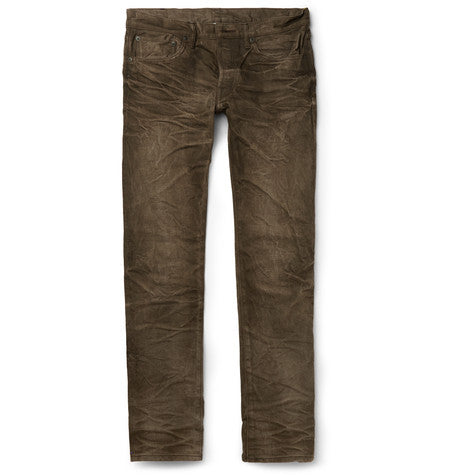 cairo slim fit washed selvedge denim jeans