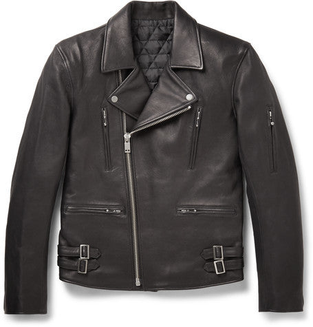 leather biker jacket