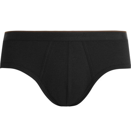 stretch cotton and modal blend jersey briefs