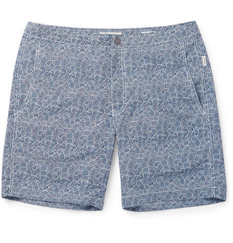 calder mid length printed swim shorts