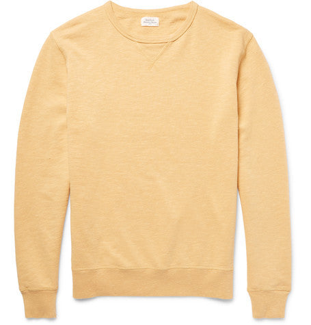 loopback cotton jersey sweatshirt