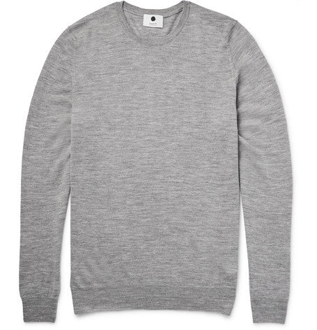 charles melange merino wool sweater